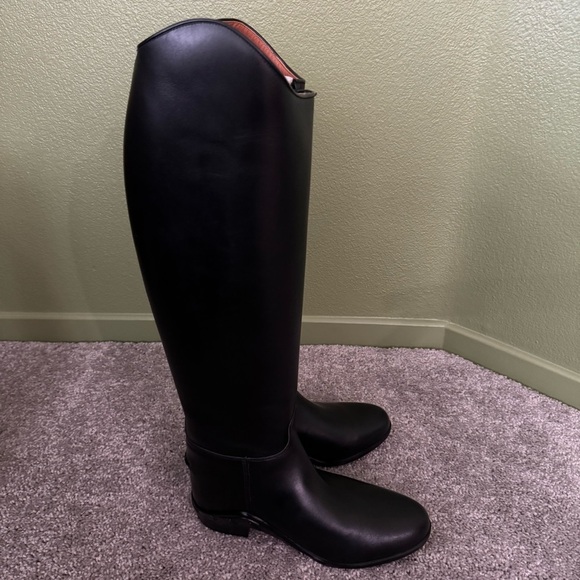 ARIAT Black Leather Boots Sz 8 WIDE Medalist Performance Dress Equestrian Riding - Picture 6 of 16